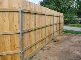 Leave Metal Posts And Use Them As Hanging Planter Holders Wood Fence Cheap Fence Wood Privacy Fence