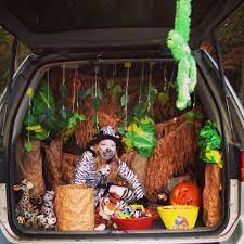 Jungle Trunk Or Treat Trunk Or Treat Truck Or Treat Halloween Car Decorations