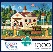 Charles Wysocki The Bird House 1000 Piece Jigsaw Puzzle In 2020 Larger Piece Jigsaw Puzzles Buffalo Games Jigsaw Puzzles