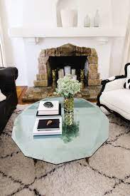 This will give it that mercury glass effect and protect your paint from wear and tear. Mercury Glass Coffee Table Extract From A Hot Glue Gun Mess By Mr Kate How To Make A Painted Table