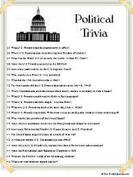 Grand old party 10 questions. Political Trivia Will Test Your Knowledge On Washington Happenings History