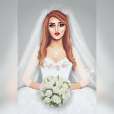 رسمتي الجديده للعرايس رئيكم منشنو للعرايس رسامين رسمتي تصويري تص Wedding Graphics Girly M Bride