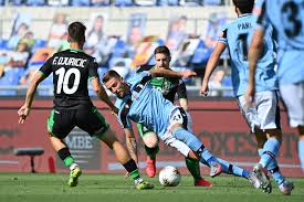 Assist di ciro immobile da calcio d'angolo. Lazio Sassuolo 1 2 Serie A 2019 2020