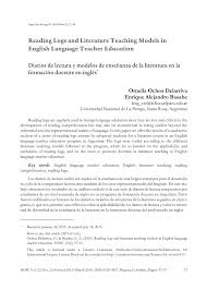 Check here for cat 2018 result and important date. Pdf Reading Logs And Literature Teaching Models In English Language Teacher Education