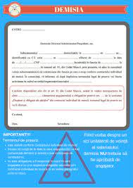 Pe lângă nume și prenume, mai sunt necesare și alte date. Cerere Demisie Model Download Lasopabros