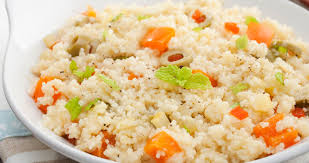 So i took the ingredient list from this salad and employed the methods from a similar salad in the whole. Sunshine Couscous Salad Baptist Health Blog