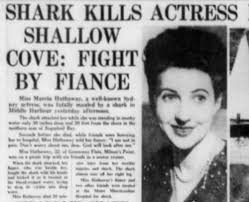 From the Archives, 1963: Fatal shark attack in Sydney Harbour kills actress  Marcia Hathaway.