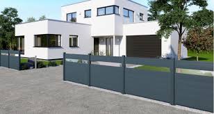 Modell Ambito Aluminium Zaun Alu Zaun Sichtschutz Aluminium