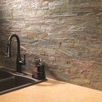 Stones and pebbles can be used instead of tiles and they will give your backsplash a unique look. Buy Stone Backsplash Tiles Online At Overstock Our Best Tile Deals