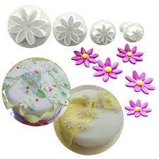 4pcs Set Daisy Flower Cookie Sunflower Plunger Cutter Sugarcraft Fondant Cake Tool Christmas Ca Flower Cookies Christmas Cake Decorations Cake Decorating Tools