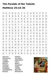 Free printable preschool bible lesson. Parable Of The Talents Worksheets Teaching Resources Tpt