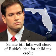 Senate bill falls well short of Rubio's idea for child tax credit