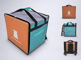 Download Food Delivery Backpack Mockup Psd Packaging Mockup Delivery Bag Bag Mockup