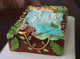 Safari baby shower invitations faqs. Jungle Animal Baby Shower Cakes Cutestbabyshowers Com