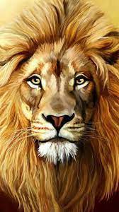 Lion Mighty King Of Animals Lion Painting Acrylic Lion Artwork Lion Art