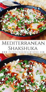 This Shakshuka Recipe Is One Of My Favorite Middle Eastern Meals Colorful Spicy And Delicious An Simpl Shakshuka Recipes Shakshuka Healthy Breakfast Recipes