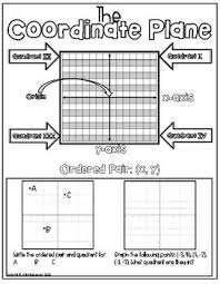 Points Lines Planes Packet Geometry Doodle Notes Or Graphic Organizer Coordinate Plane Geometry Interactive Notebook Graphic Organizers