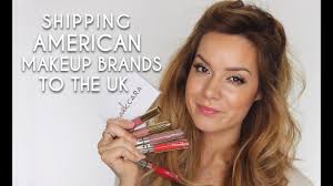 how to shipping american makeup brands