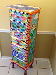 Happy Bohemian Style Whimsical Painted Furniture Whimsical Furniture Painted Furniture