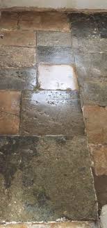 Old Flagstone Floor Bicester After Burnishing Natural Stone Flooring Flagstone Flooring Flooring