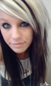 That is hair that has never had a chemical service. Black On Bottom And Blonde On Top Cool Hair Color Cool Hairstyles Medium Hair Color