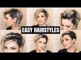 Easy Hairstyles For Short Hair Chloe Brown Youtube Short Hair Styles Easy Easy Hairstyles Hair Styles