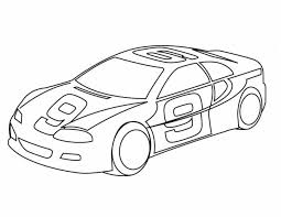Il y a même des coloriages de coccinelles décapotables ! Coloriage Voiture De Course Numero 9 Dessin Gratuit A Imprimer