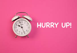 Could be measured in the thousands. Alarm Clock With Hurry Up Text Creative Commons Bilder
