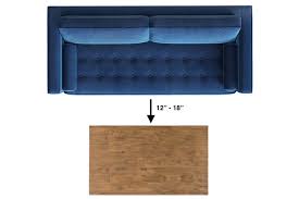 Think about the placement of the coffee table in front of the sectional and check if you will have at least 15. The Ultimate Coffee Table Size Guide Apt2b