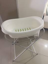 It's easy to move and place where you want it and it stands steady while your baby discovers the water. Baby Bath Tub Stand With Ikea Bath Tub Included Babies Kids Others On Carousell