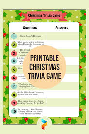 Rd.com knowledge facts there's a lot to love about halloween—halloween party games, the best halloween movies, dressing. 6 Best Free Printable Christmas Trivia Game Printablee Com