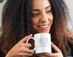Hello Beautiful Ceramic Mug, Mug Gift for Women, Mother's Day Gift, Baby  Shower Gift, Gifts for Her, 11oz Mug, 15 Oz Mug