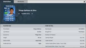€* 2 haz 1993, lisboa, portekiz. Ea Sports Fifa On Twitter Toty Thiago Silva Stats Cb 94 Ovr 87 Pac 68 Sho 81 Pas 79 Dri 95 Def 91 Hea Fut Http T Co Pk9y9efvyb
