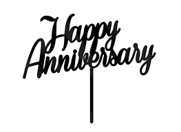 Printable Calligraphy Printable Printable Happy Anniversary Cake Topper Cakes And Cookies Gallery