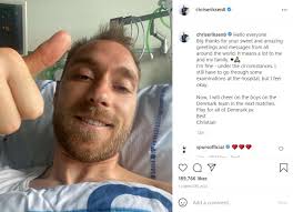 Christian eriksen recibe alta hospitalaria. Eurocopa Estoy Bien Dadas Las Circunstancias Dice Eriksen Agradecido Por El Apoyo Eurocopa 2021 Euro 2020