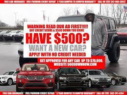If you have good credit, bad credit or no credit and have at least $500 for a down payment day one, you will have a variety of options at d1 auto. No Credit Check 500 Down You Drive Now Cars Trucks By For Sale In Newark Ny Classiccarsfair Com