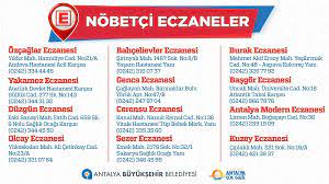 Antalya nöbetçi eczane adres ve harita bilgileri listesi. Antalya Buyuksehir On Twitter 25 Aralik 2018 Antalya Daki Nobetci Eczaneler Saglikli Bir Gun Gecirmenizi Dileriz