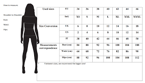 Size Chart Tgh Fashion