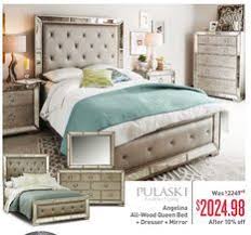 Pulaski Furniture Angelina All Wood Queen Bed Dresser Mirror From Value City Furniture 2 024 98 10 Off Value City Furniture Furniture Home Design Decor