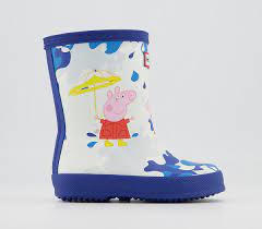 Hunter First Classic Wellies Peppa Pig Dragonfly Blue Unisex