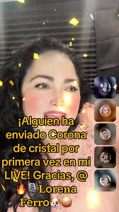 Regalo de Corona de Cristal en mi LIVE