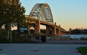 Tacony Palmyra Bridge At Lardner S Point Park Marshland Delaware River River