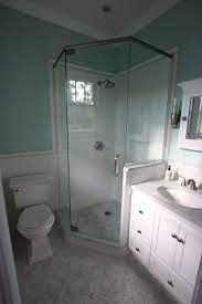 Small Master Bath Reno Is Complete Hexagon Marble Floor Tile Beveled Subway Tile Marble Acce Bathroom Remodel Master Bathrooms Remodel Small Master Bathroom