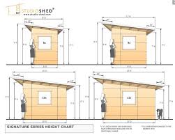 Www Studio Shed Com Common Dimensions For The Studio Sheds From Our Signature Series Interior And Exterior Elev Diy Shed Plans Backyard Sheds Building A Shed