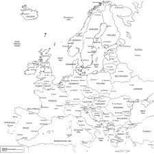 Mappe geografiche utili per i bambini della scuola primaria. Disegno Di Cartina Europa Da Colorare Per Bambini Disegnidacolorareonline Com