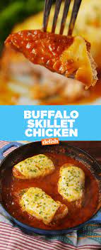 Buffalo Skillet Chicken Recipe Recipes Keto Recipes Easy Chicken Skillet Recipes
