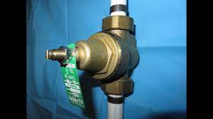 Typically, in homes with high pressure, a heavy duty pressure regulator is installed on the main water supply to lower the pressure entering the house. Water Pressure Regulator Replacement And Adjustment Youtube