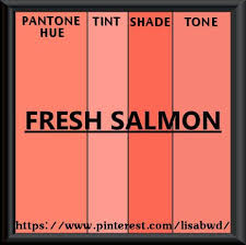 Pantone Seasonal Color Swatch Fresh Salmon In 2019 Pantone