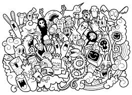 Illustration Of Doodle Cute Monster Background Hand Drawing Doodle Monster Artwork Cute Doodle Art Cute Monsters