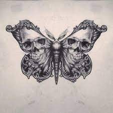 Pin By Cristian Camilo On Tattoos Skull Butterfly Tattoo Body Art Tattoos Sleeve Tattoos